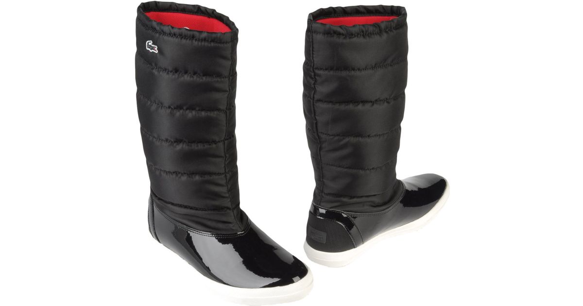 grey lacoste boots