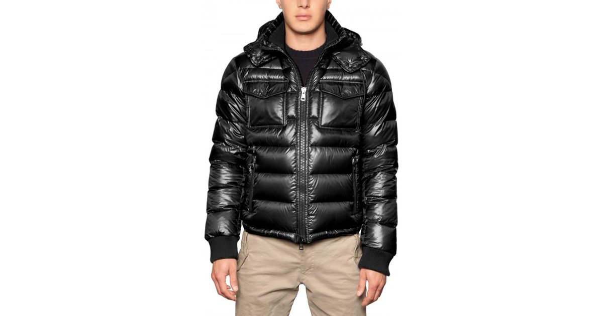 Moncler Fedor Ultra Light Shiny Nylon Jacket in Black for Men - Lyst