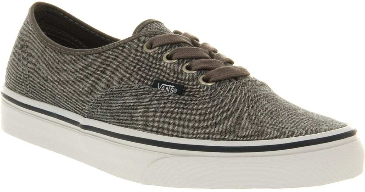 vans authentic denim