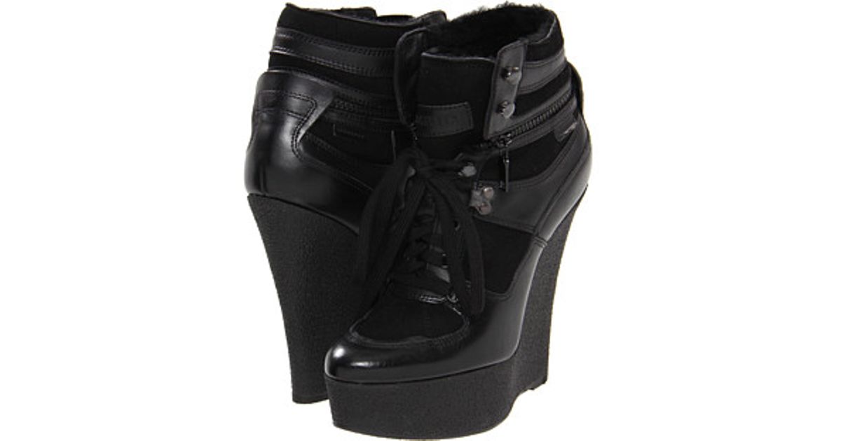 platform wedge trainers