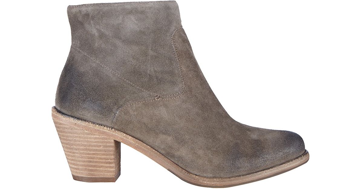 mushroom leather boots
