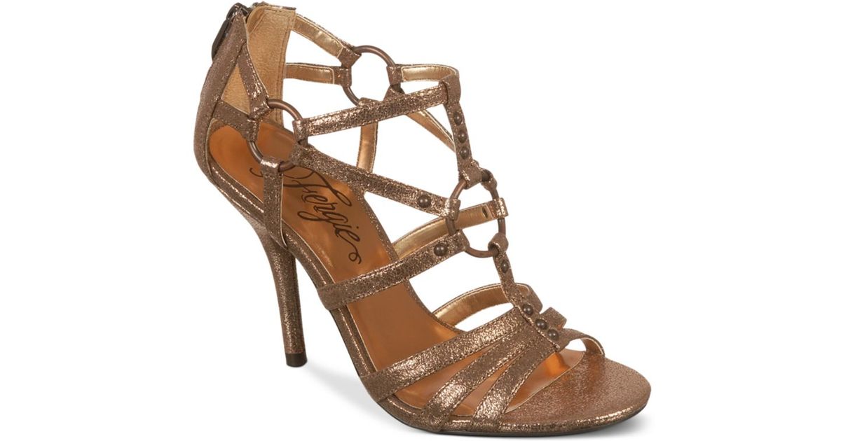 bronze dress sandals