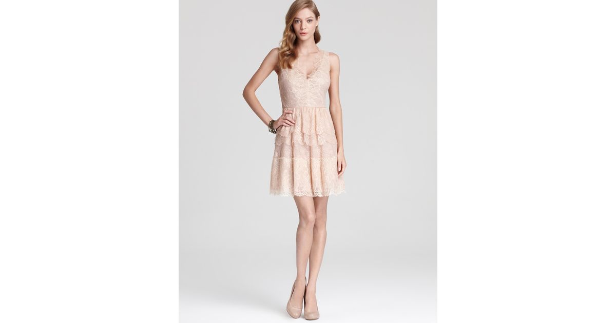 bcbg tiered dress