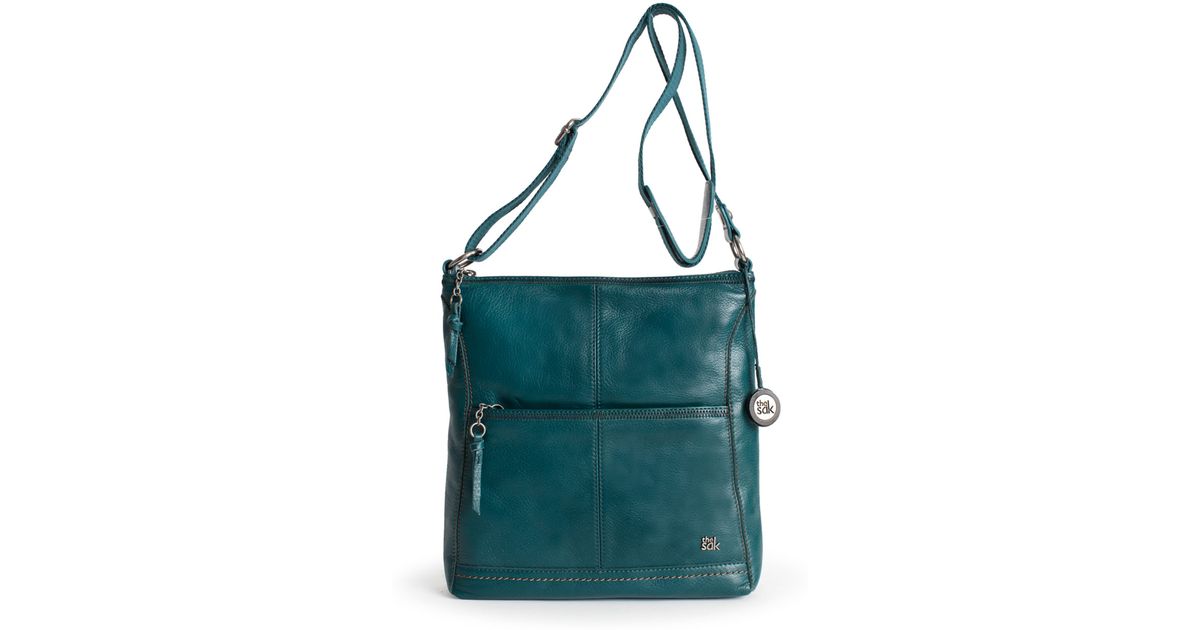 Lyst The Sak The Sak Iris Leather Crossbody Bag in Green