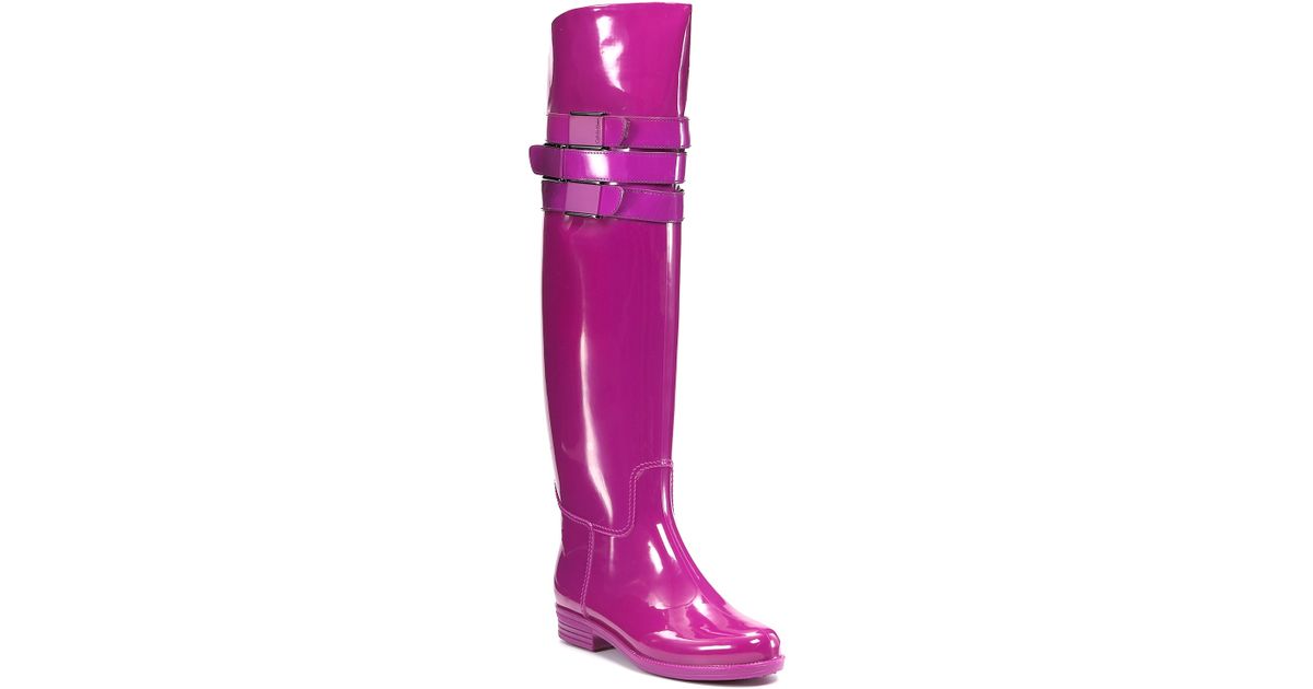 Calvin Klein Ava Overtheknee Boots in Fuchsia (Purple) - Lyst