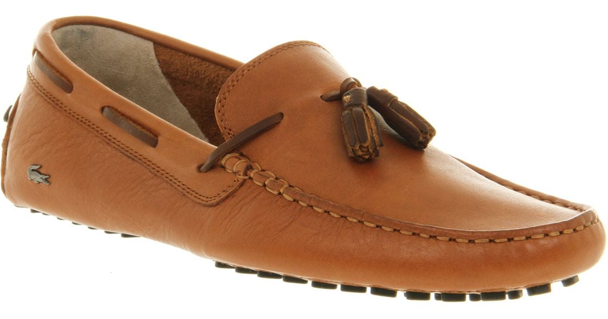 Lacoste Concours Tassle Loafer Tan 