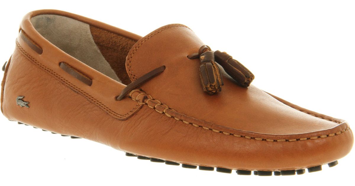 Lacoste Concours Tassle Loafer Tan 