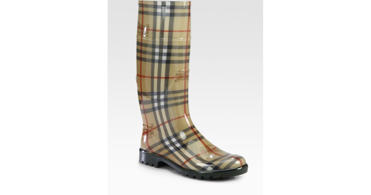 burberry women's riddlestone wrap rain booties