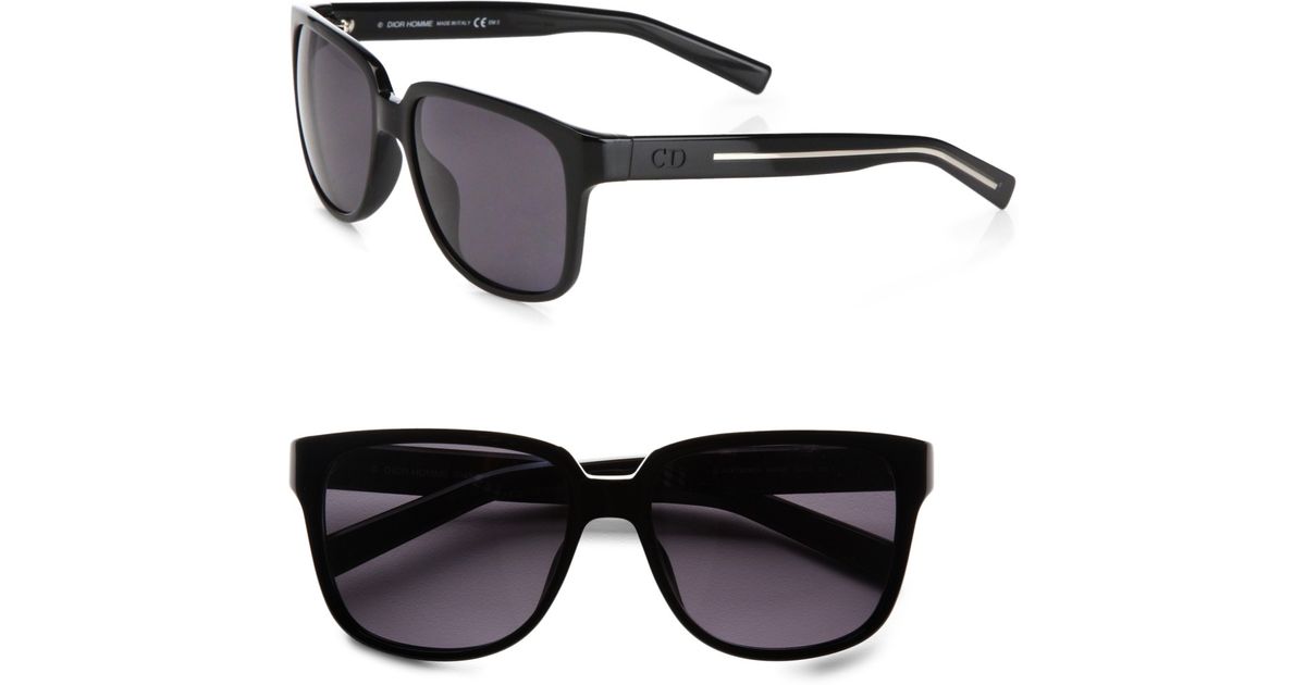 christian dior homme black tie sunglasses