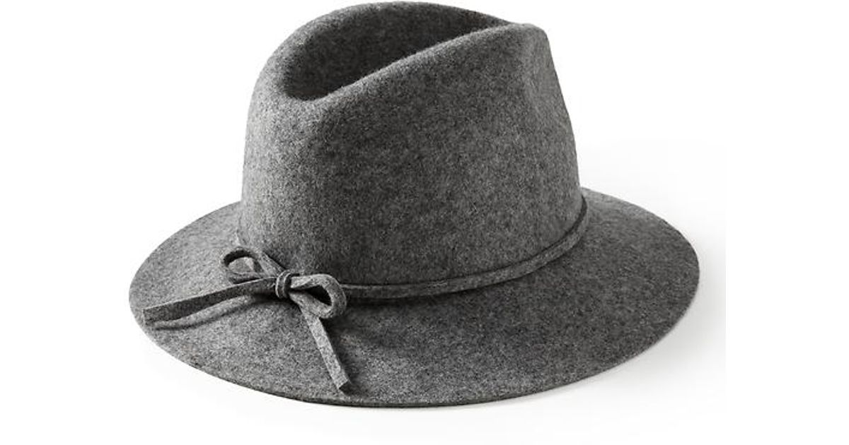 gray panama hat