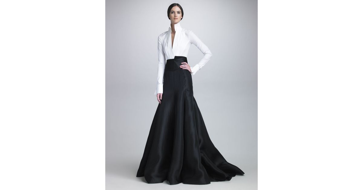 black evening skirt