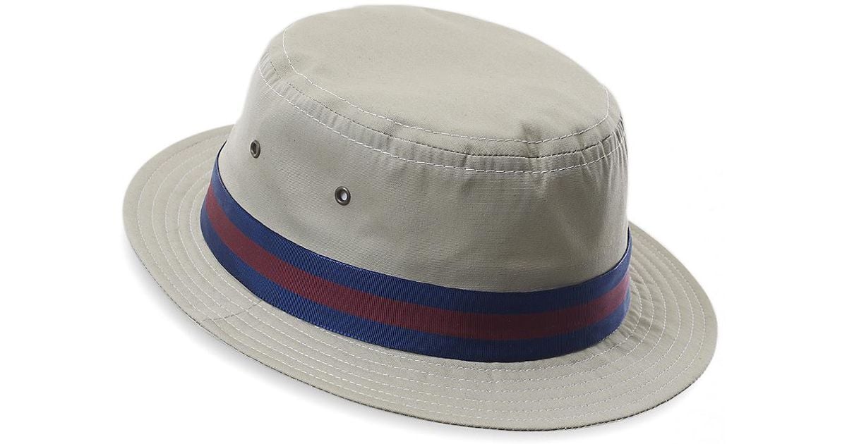 Brooks Brothers Poplin Bucket Hat in 