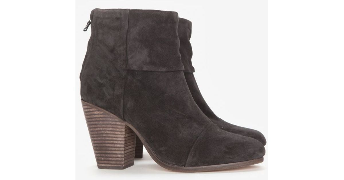 rag and bone grey booties