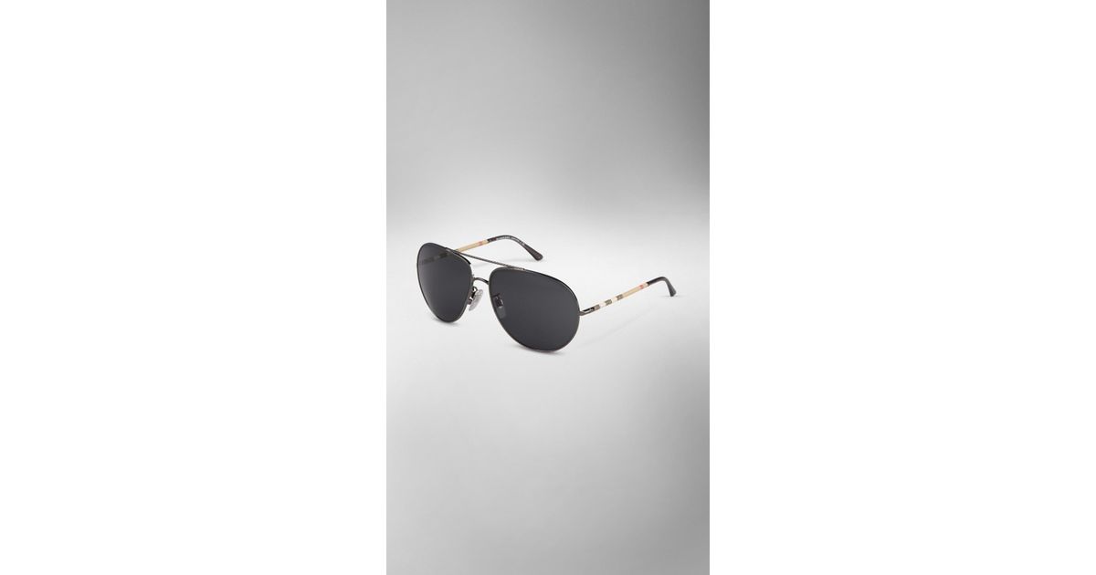 check arm aviator sunglasses
