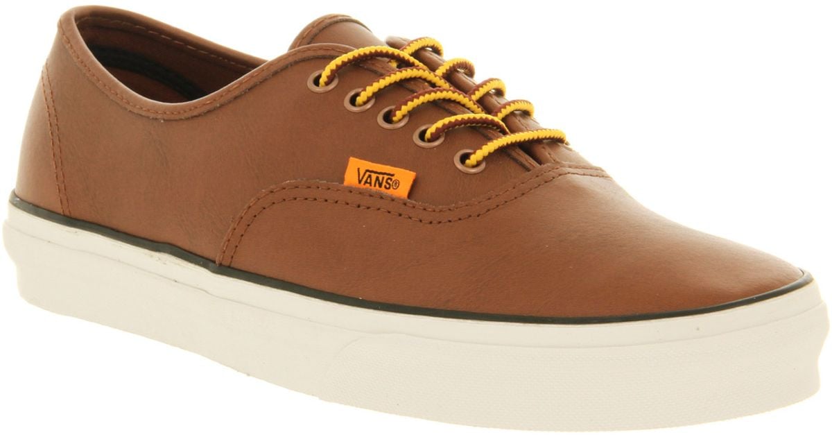 Vans Authentic Leather Boot Brown 