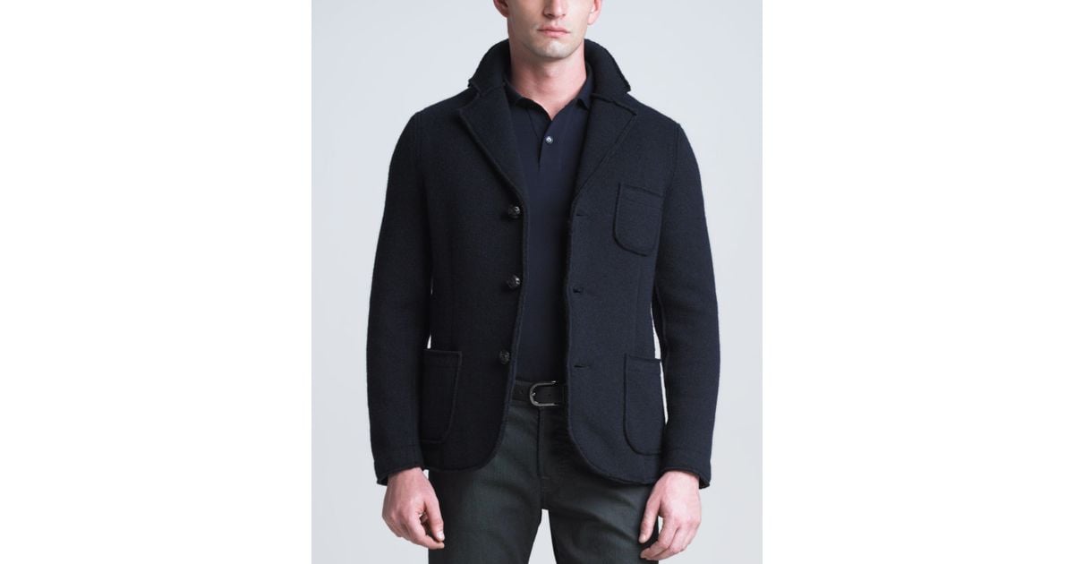 armani wool jacket