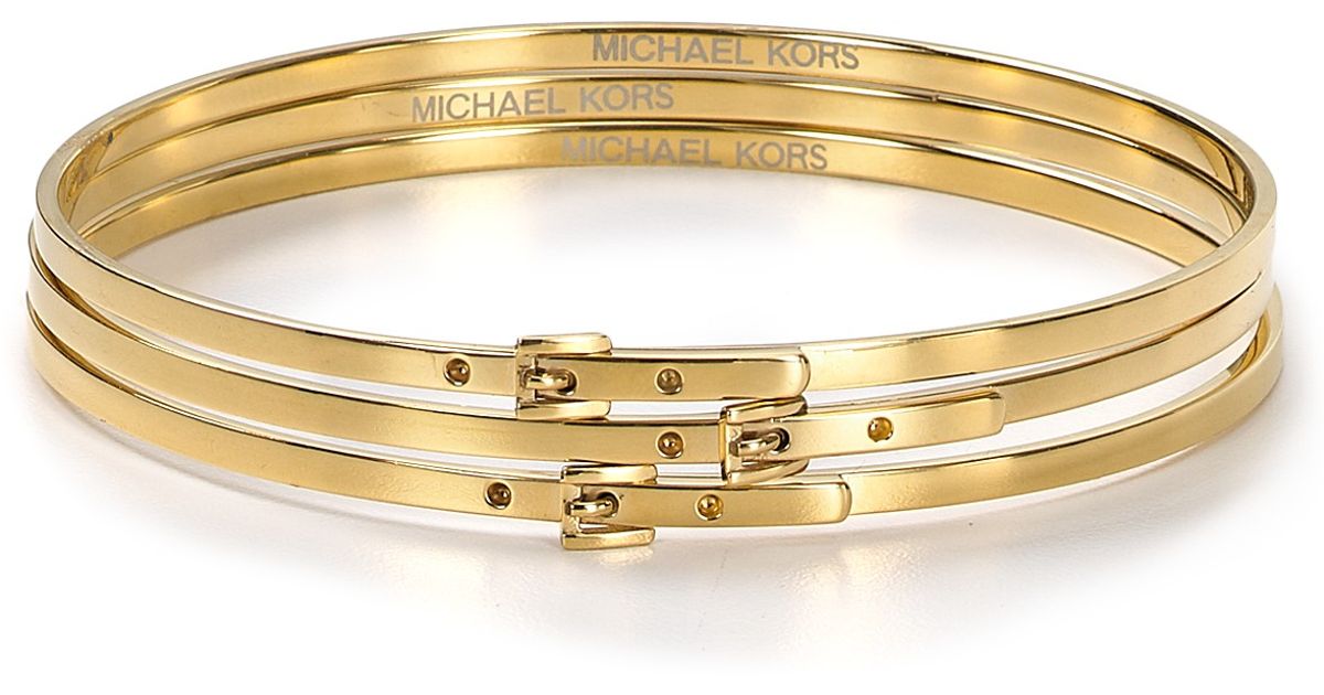 Michael kors bangle set Clearance