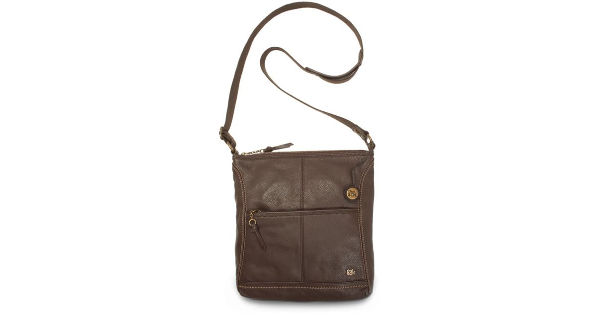 The Sak Iris Leather Crossbody Bag in Chocolate (Brown) Lyst