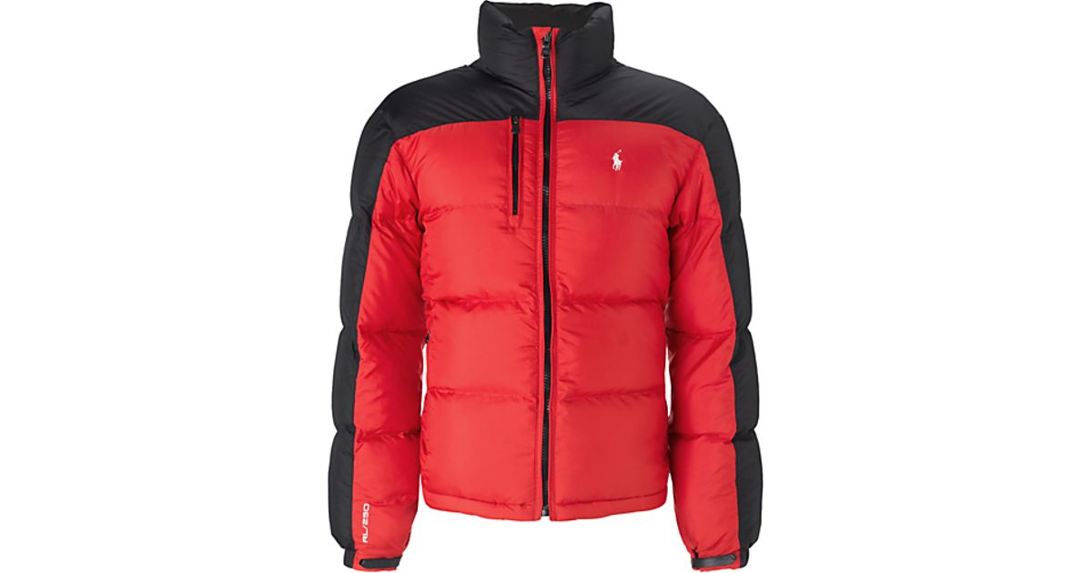 polo red puffer jacket