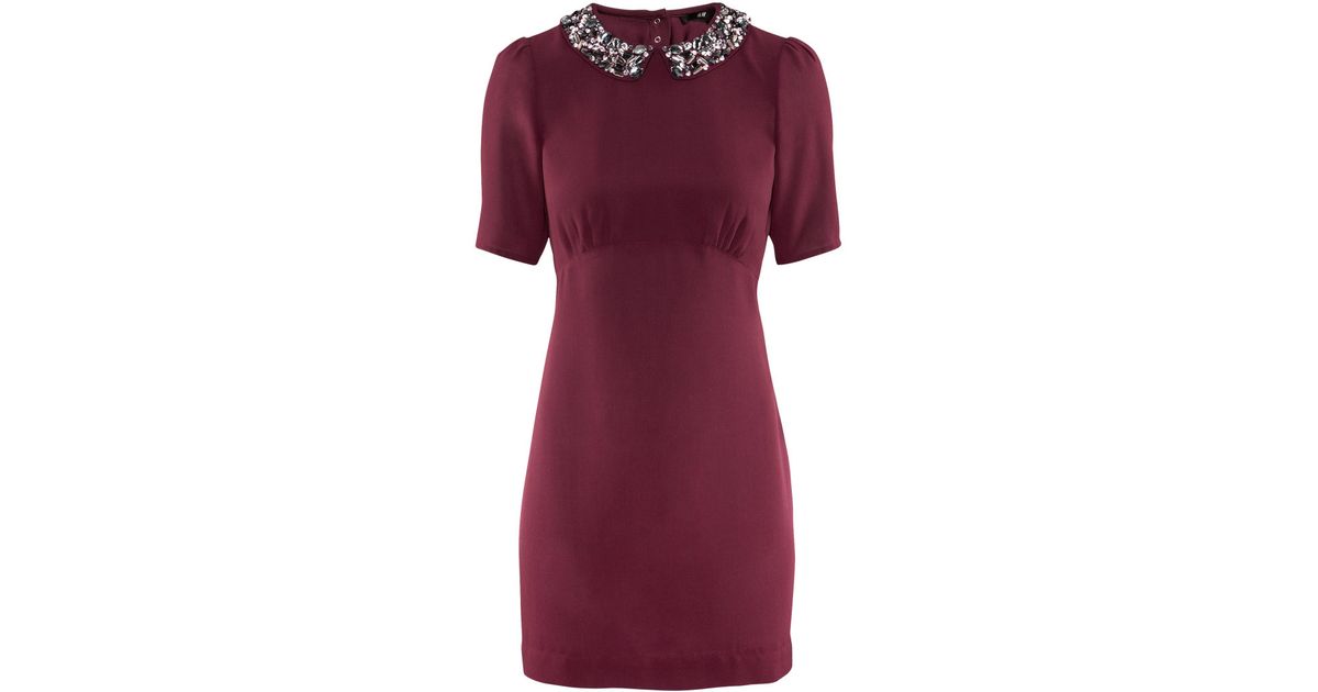 Lyst H&M Dress in Purple