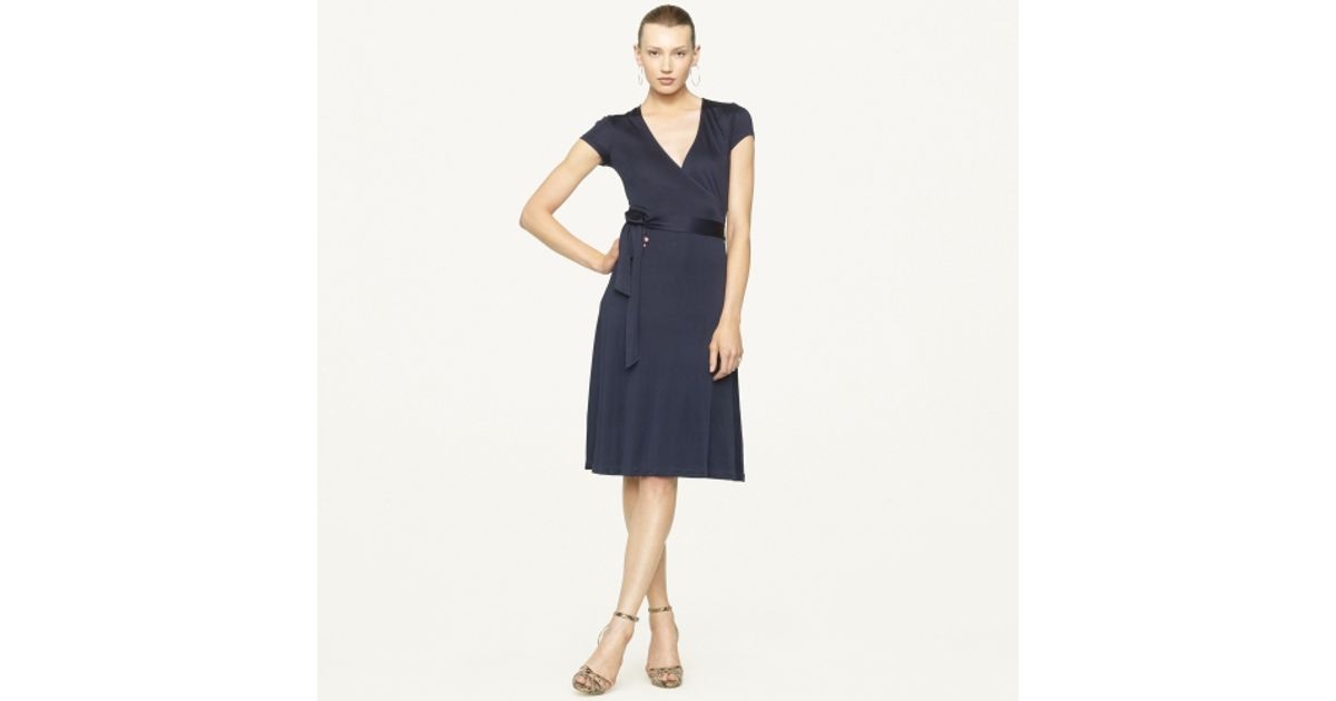 ralph lauren black wrap dress