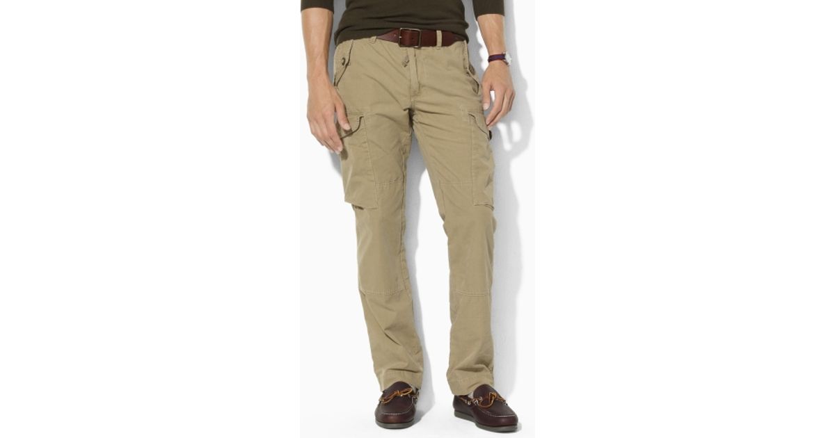 polo ralph lauren khaki cargo pants