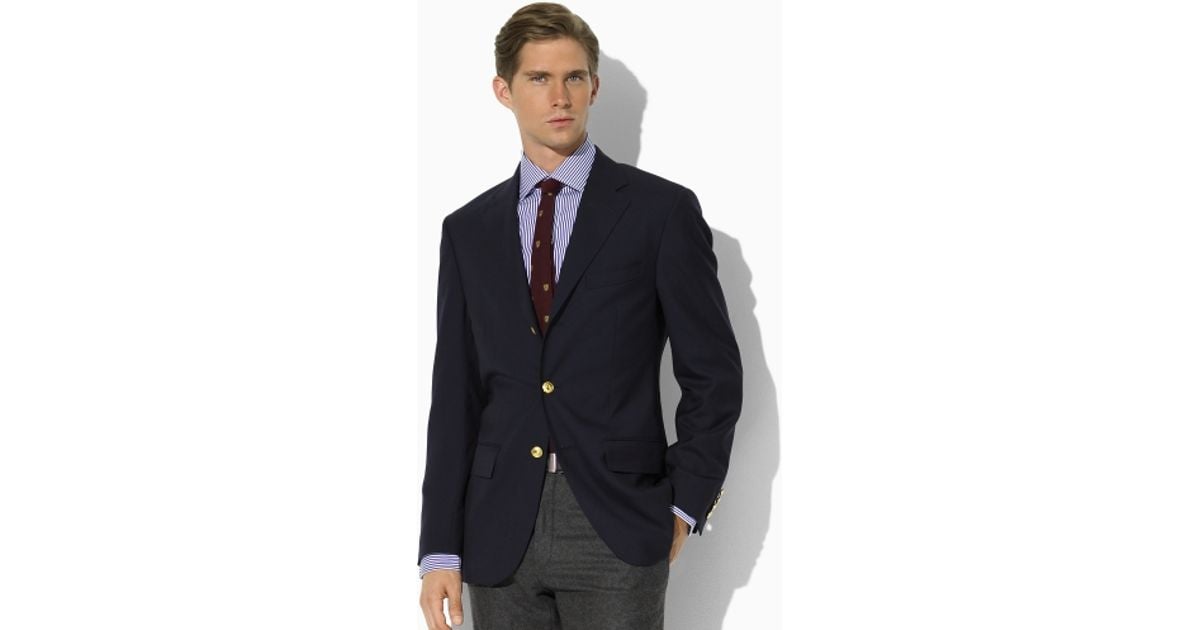 polo navy blazer