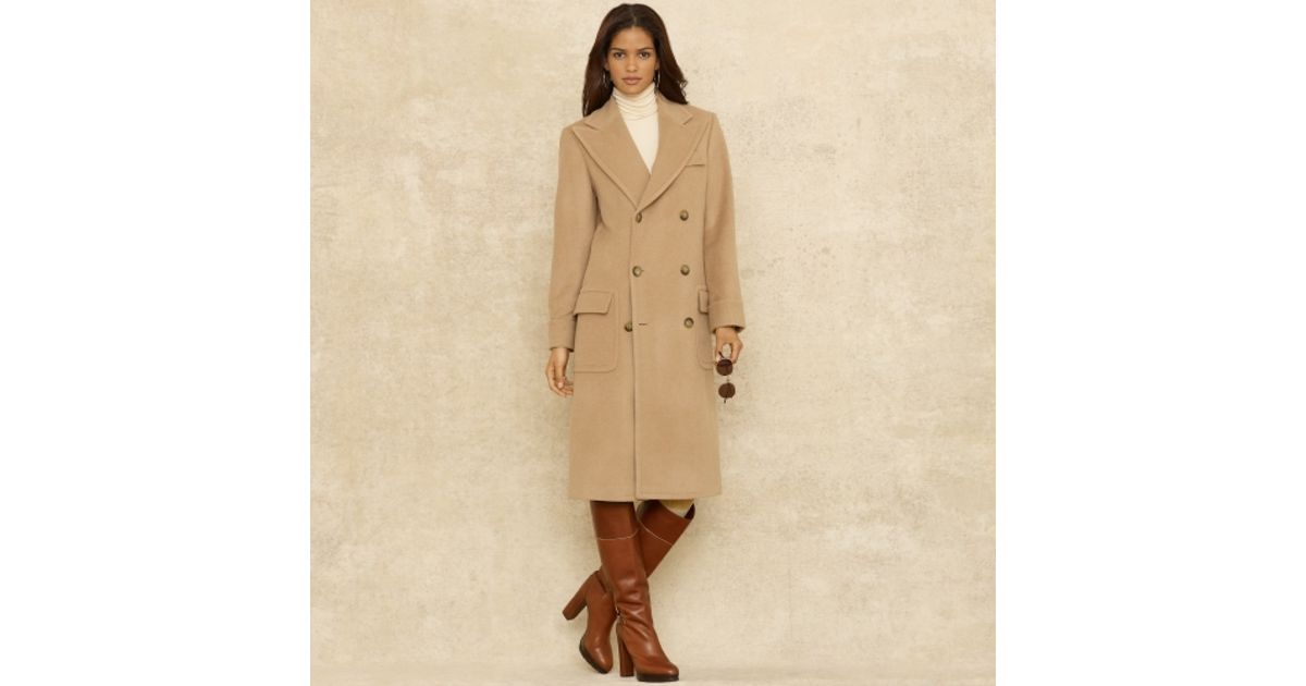 ralph lauren camel coat ladies