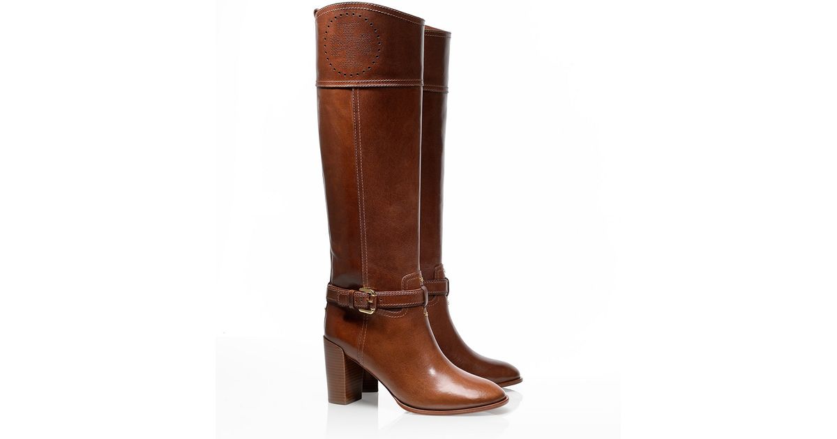 tory burch brown boots