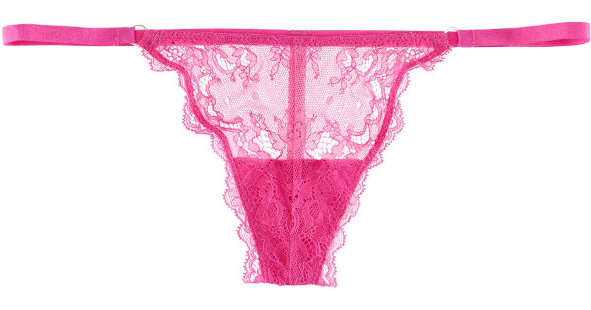 H&M Tstring in Cerise (Pink) - Lyst