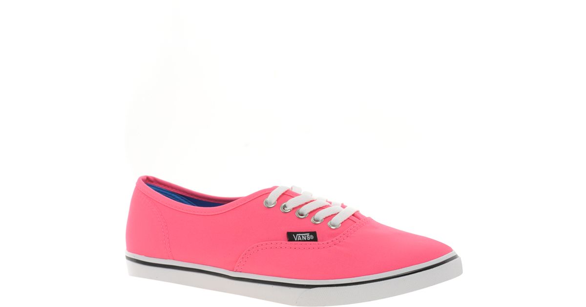 vans lo pro neon pink