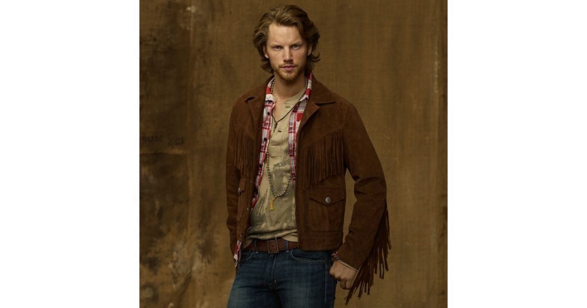 Ralph Lauren Fringe Jean Jacket in Brown for Men Lyst