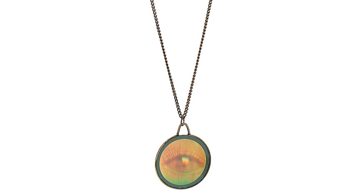 holographic pendant necklace