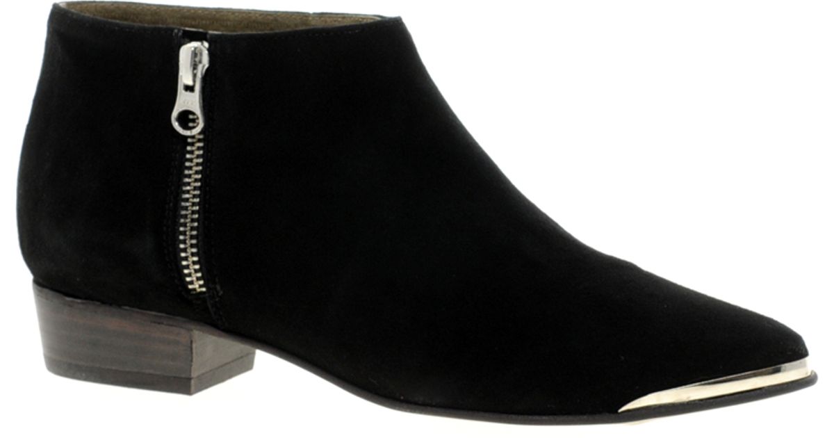 ALDO Froande Metal Tip Ankle Boots in Black - Lyst