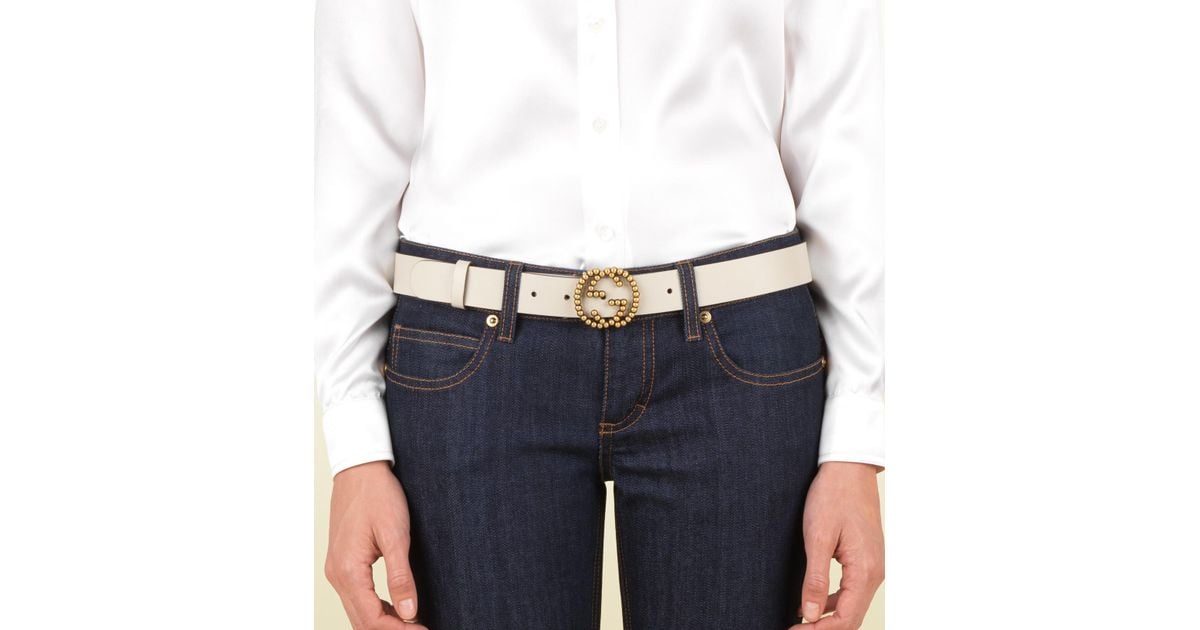 gucci interlocking belt