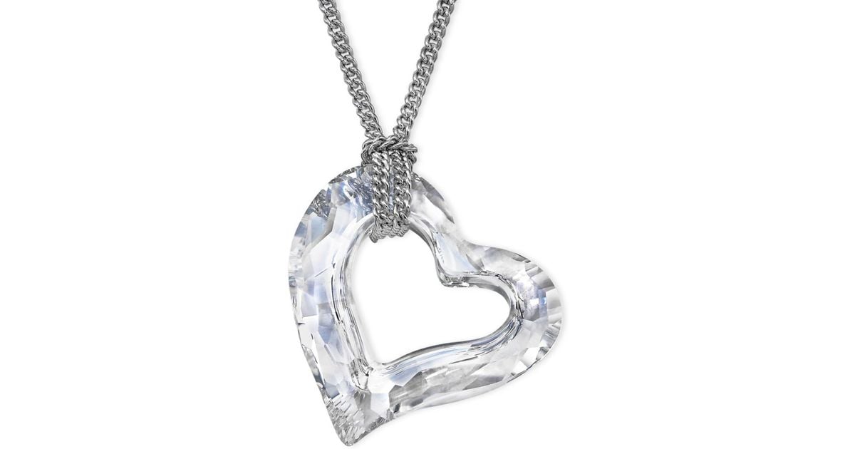 swarovski love heart pendant