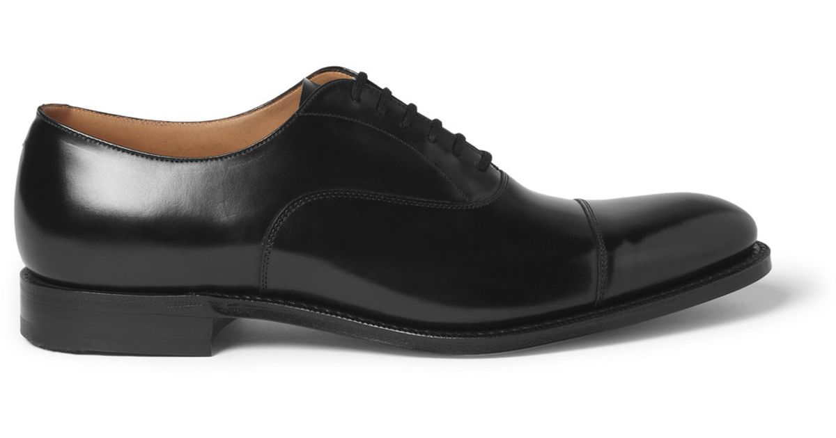 Church�s Hong Kong Leather Oxford Shoes in Black for Men Church�s Hong Kong Leather Oxford Shoes in Black for Men
