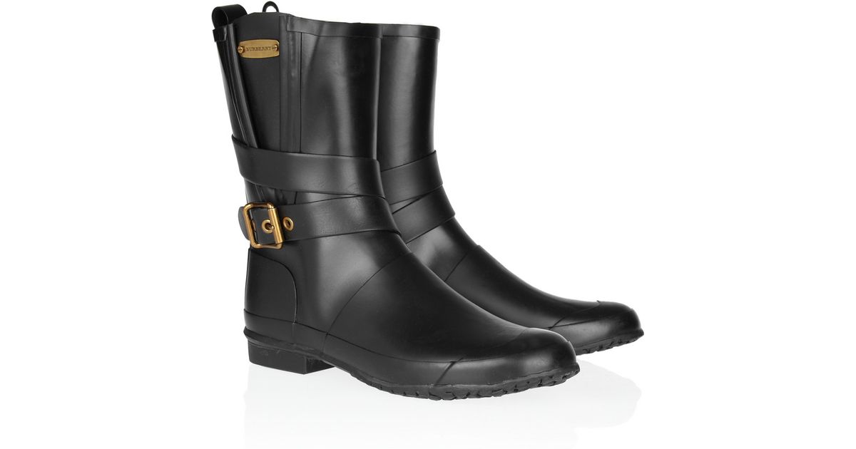 burberry rubber boots