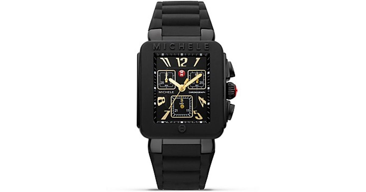 Michele Park Jelly Bean Watch in Black Lyst
