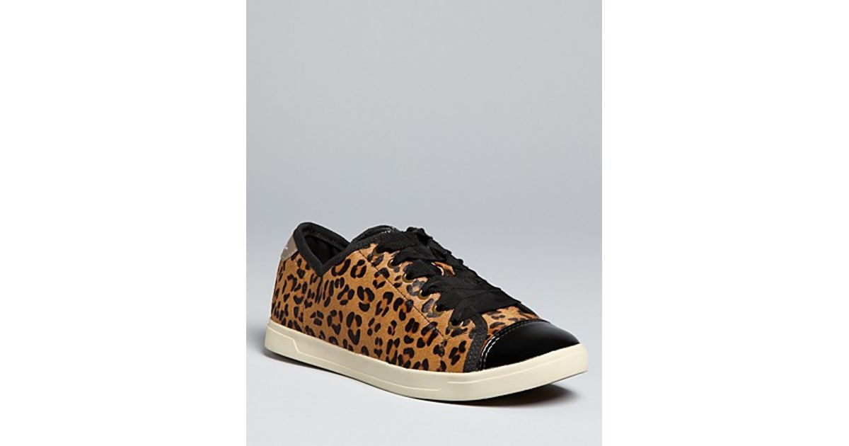 dkny leopard trainers