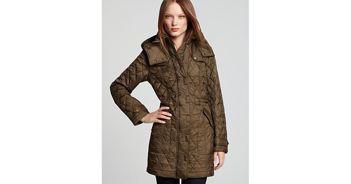 burberry black dancourt quilted hooded winter jacket coat