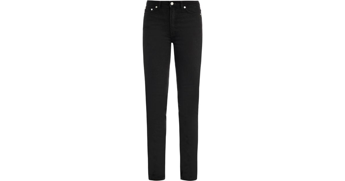 BLK DNM Jeans 6 High Waist Slim Leg Jeans in Black for Men - Lyst