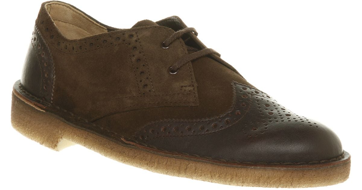 clarks desert brogue