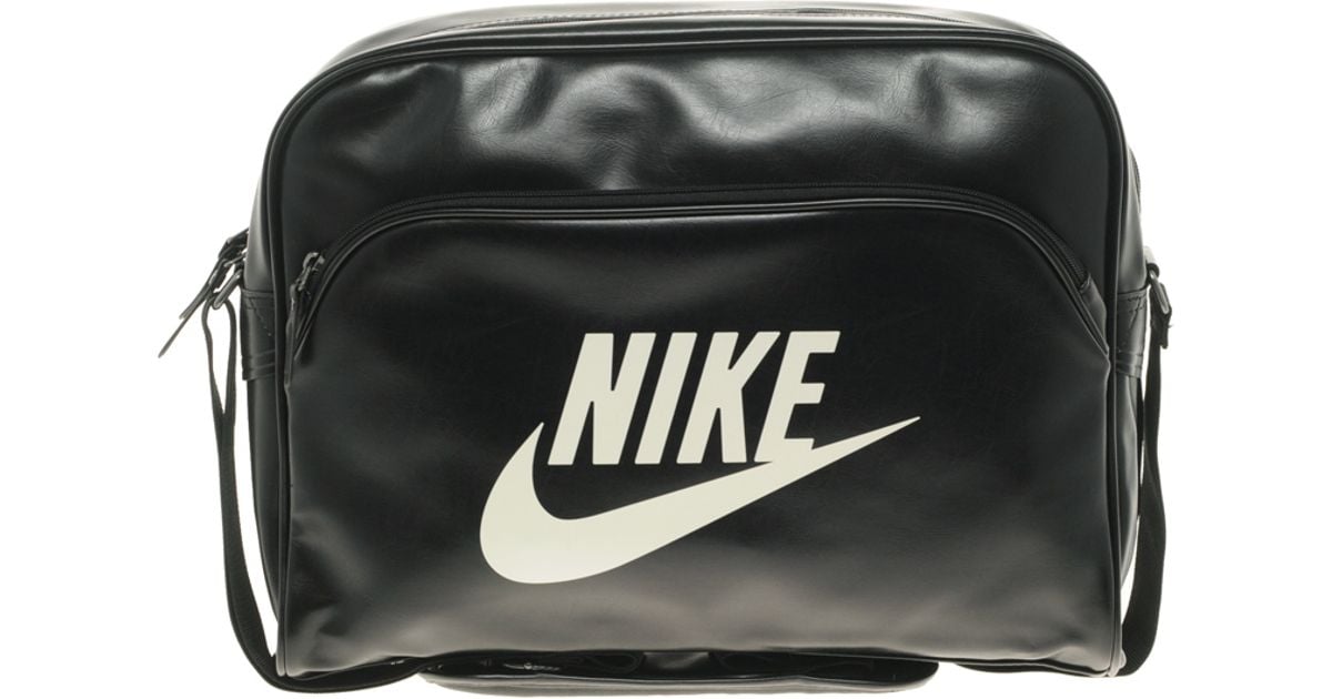 Nike Heritage Messenger Bag in Black for Men - Lyst