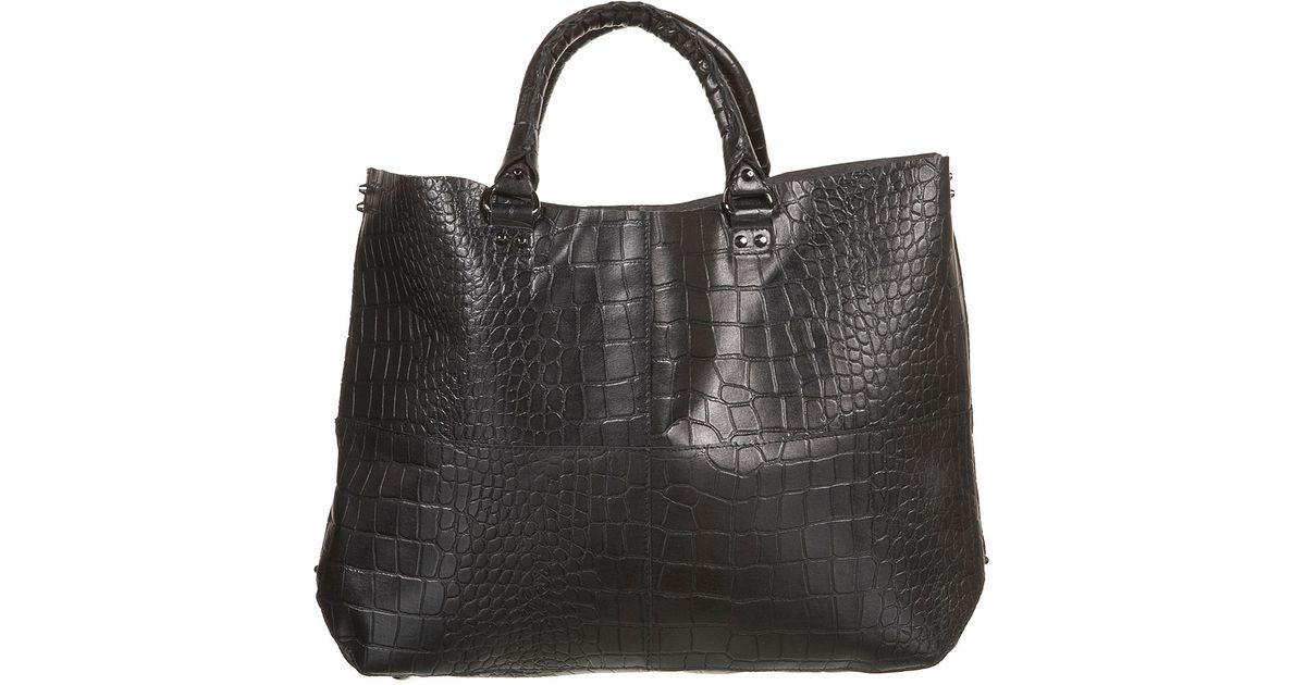 croc bag topshop