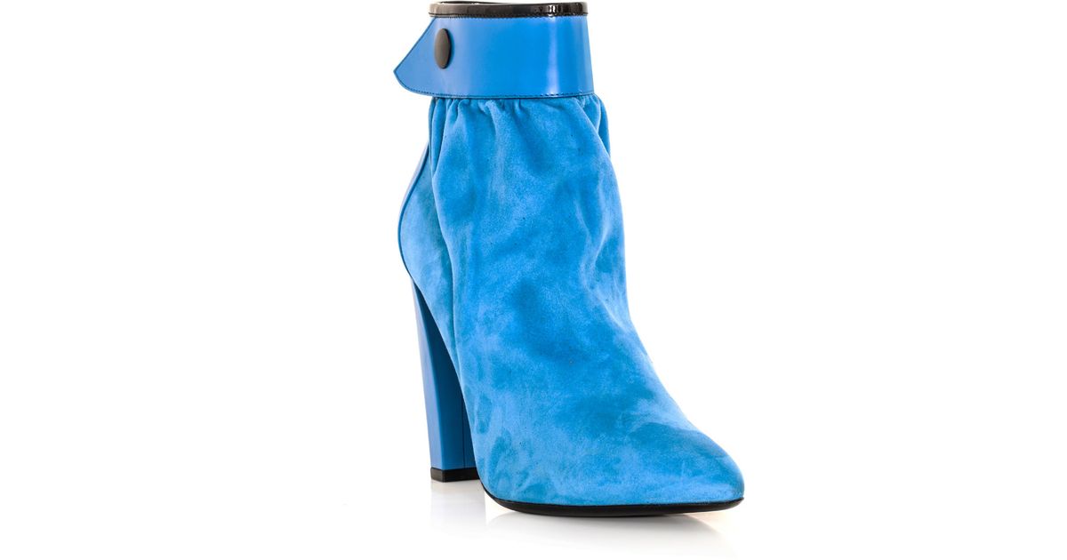 balenciaga bottes bleu