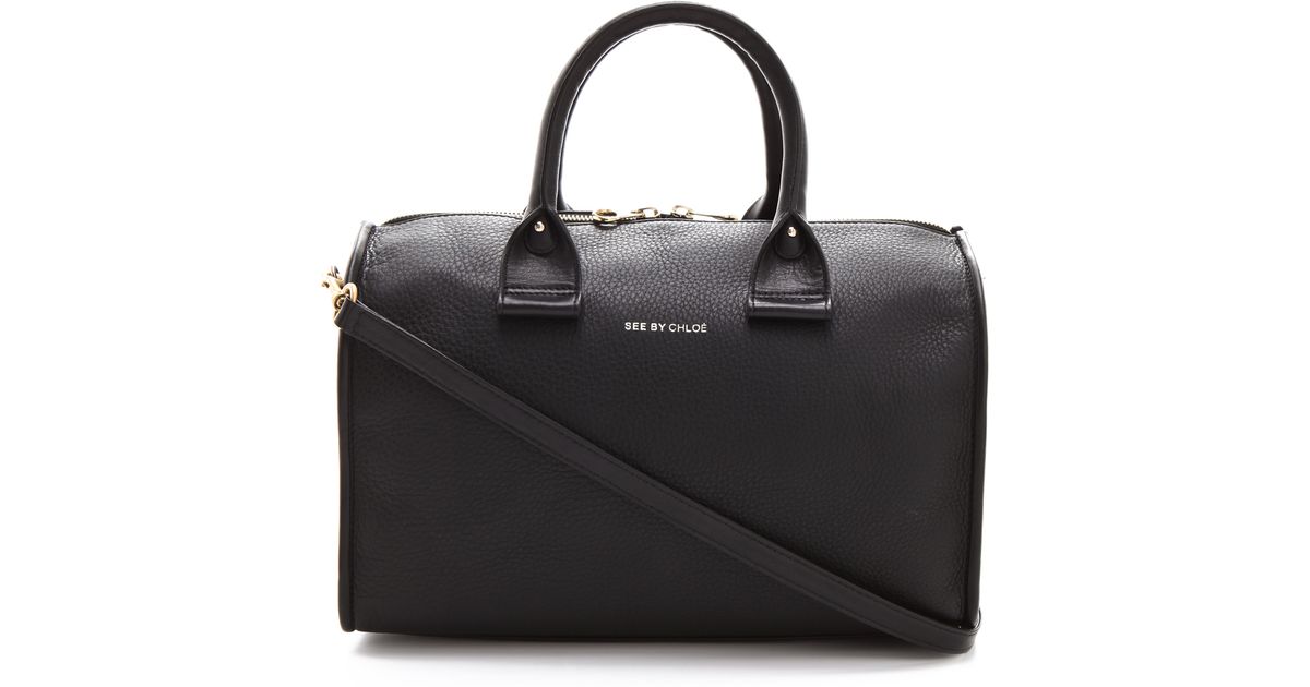 See By Chloé April Big Duffel Bag in Black | Lyst