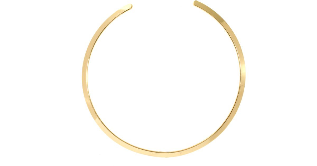 ASOS Fine Torque Necklace in Gold (Metallic) Lyst
