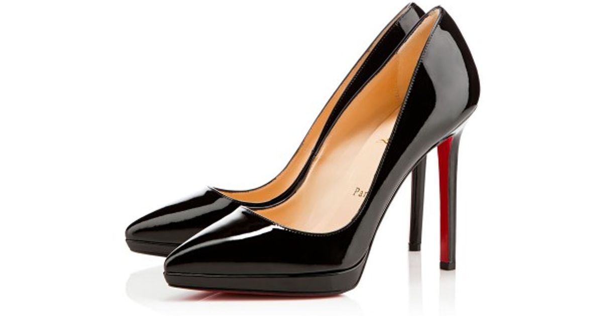 Christian louboutin Pigalle Plato in Black | Lyst