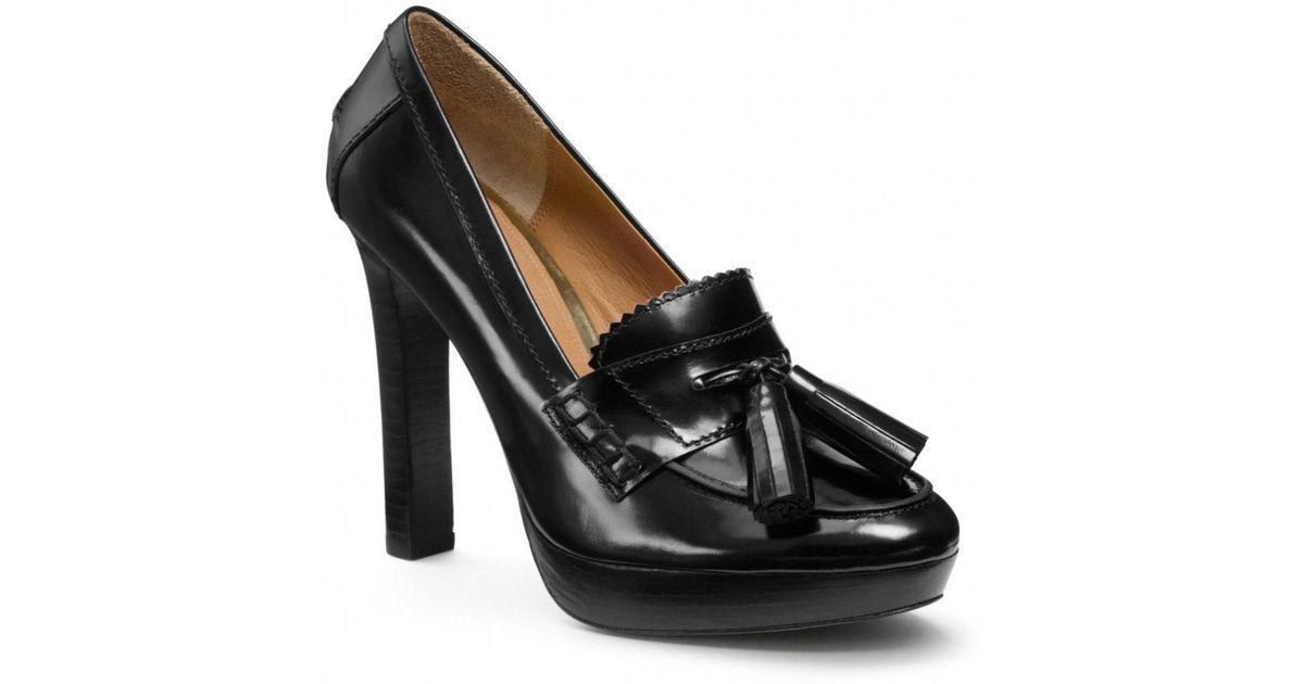 tassel front heels